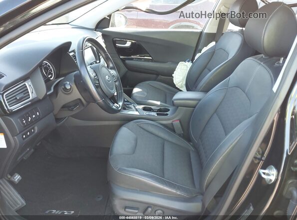 KNDCD3LD5K5289691 2019 KIA NIRO PLUG-IN HYBRID Black Front interior view