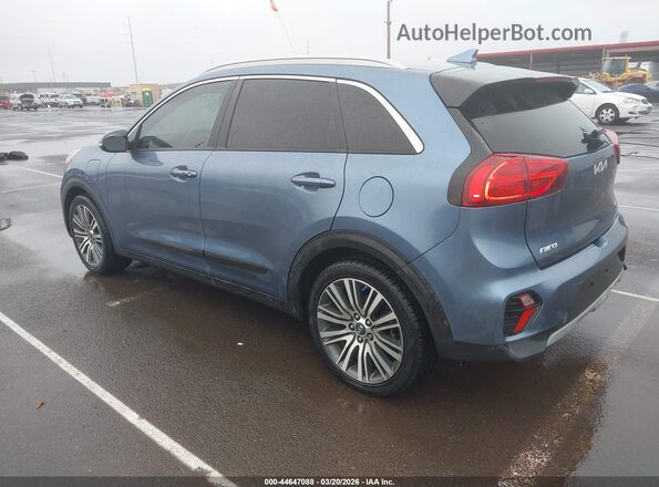 KNDCD3LDXN5547580 2022 KIA NIRO PLUG-IN HYBRID Blue Trasero izquierdo