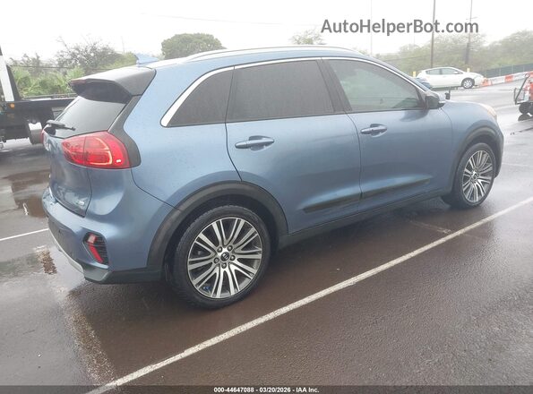 KNDCD3LDXN5547580 2022 KIA NIRO PLUG-IN HYBRID Blue Trasero derecho