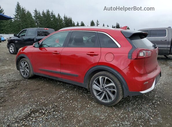 KNDCE3LC1K5259396 2019 KIA NIRO Красный Задняя левая четверть