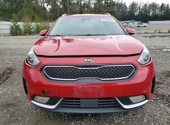 KNDCE3LC1K5259396 2019 KIA NIRO Красный Вид спереди