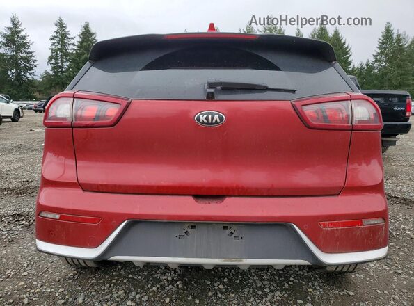 KNDCE3LC1K5259396 2019 KIA NIRO Красный Вид сзади