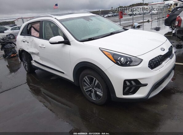 KNDCE3LC2M5484008 2021 KIA NIRO Белый Передняя правая четверть
