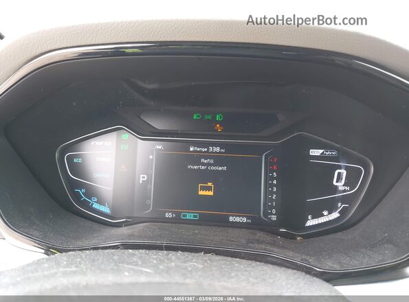 KNDCE3LC4M5486701 2021 KIA NIRO Blue უკანა სავარძლების ხედი