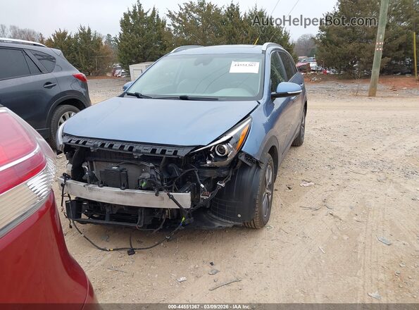 KNDCE3LC4M5486701 2021 KIA NIRO Blue უკანა სალონის ხედი