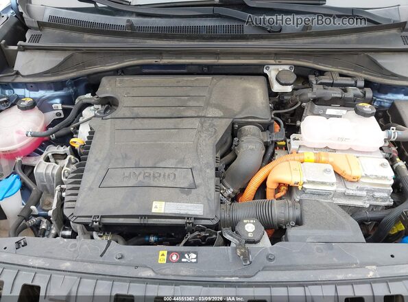 KNDCE3LC4M5486701 2021 KIA NIRO Blue უკანა ხედი