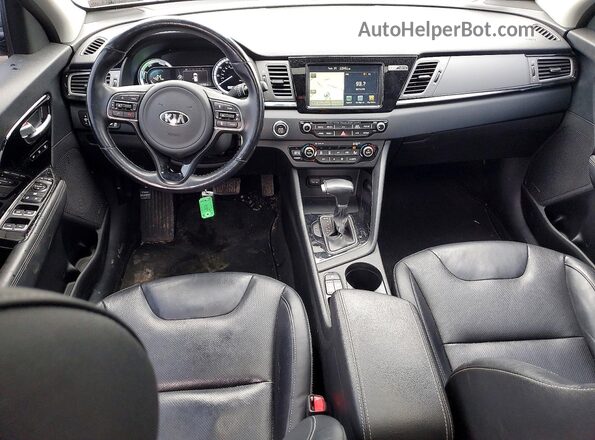 KNDCE3LC5J5124999 2018 KIA NIRO Угольный Вид панели приборов