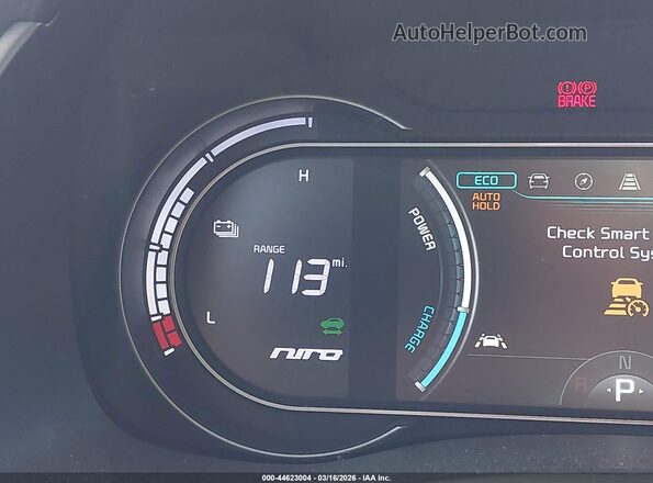 KNDCE3LG2K5025951 2019 KIA NIRO EV Черный 