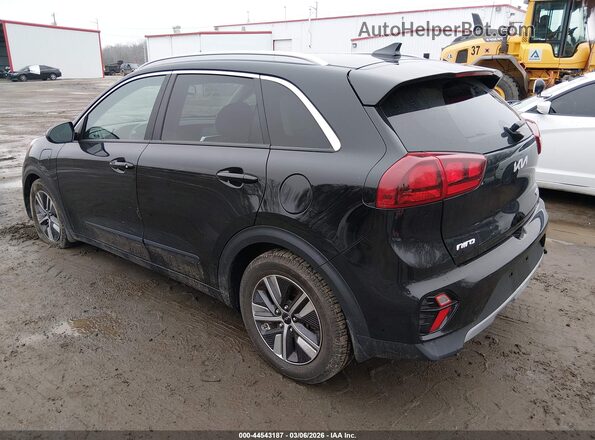 KNDCM3LD9N5543312 2022 KIA NIRO PLUG-IN HYBRID Black Задня ліва чверть