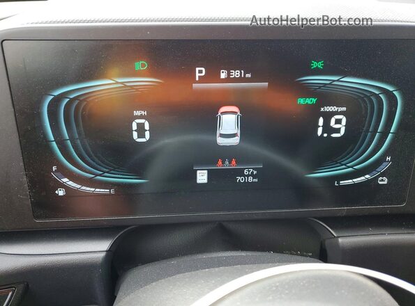 KNDCP3LE0T5332500 2026 KIA NIRO Black Սարքավորումների վահանակի տեսք