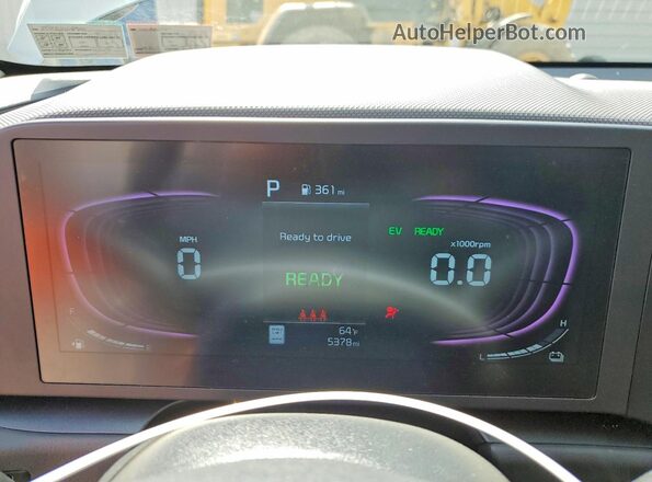 KNDCP3LE5T5326840 2026 KIA NIRO Серый Вид щитка приборов