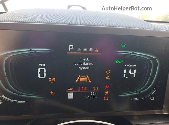 KNDCP3LE7T5324670 2026 KIA NIRO Gray Вид щитка приладів