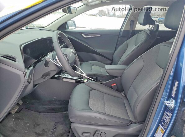 KNDCS3LF2S5308155 2025 KIA NIRO Синий Вид салона спереди