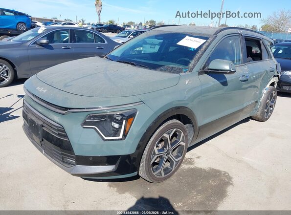 KNDCT3LE4R5136466 2024 KIA NIRO Зеленый Передняя левая четверть