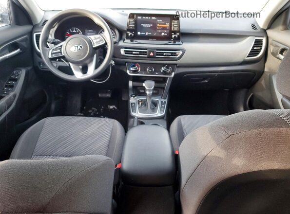 KNDEPCAA4M7051234 2021 KIA SELTOS Black Vista del salpicadero