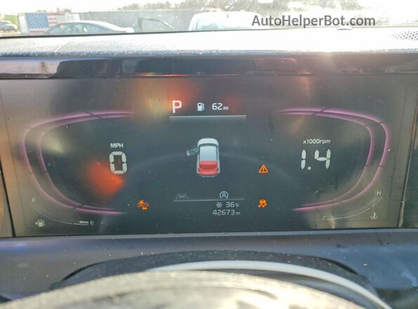 KNDEPCAAXR7607750 2024 KIA SELTOS White Instrument cluster view