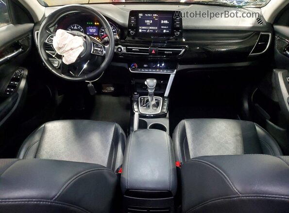 KNDERCAA7M7112697 2021 KIA SELTOS Blue Առջևի վահանակի տեսք