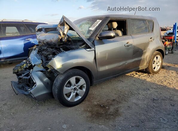 KNDJN2A23K7694162 2019 KIA SOUL Серый Передняя левая четверть