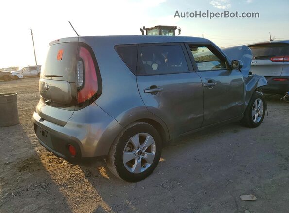 KNDJN2A23K7694162 2019 KIA SOUL Серый Задняя правая четверть