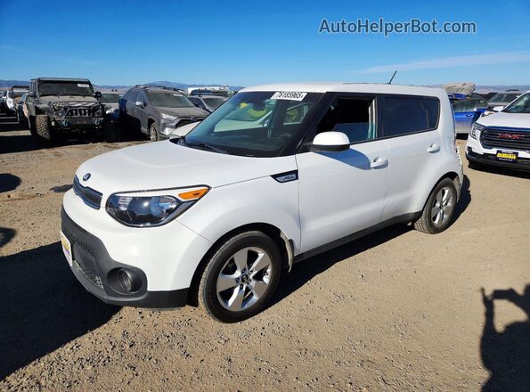 KNDJN2A26H7480744 2017 KIA SOUL Белый Передняя левая четверть