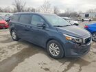 2016 Kia Sedona Lx Синий vin: KNDMB5C10G6108204