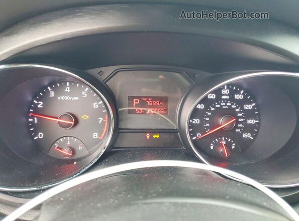 KNDMB5C10G6108204 2016 KIA SEDONA Синий Вид щитка приборов