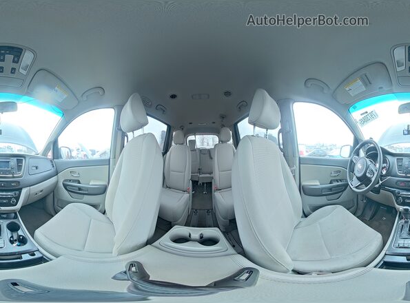 KNDMB5C10G6108204 2016 KIA SEDONA Синий Панорамный вид салона 360°