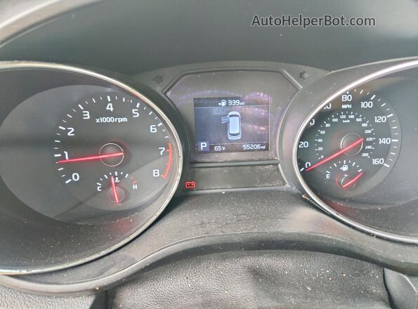 KNDMB5C10K6532765 2019 KIA SEDONA Бордовый Вид щитка приборов