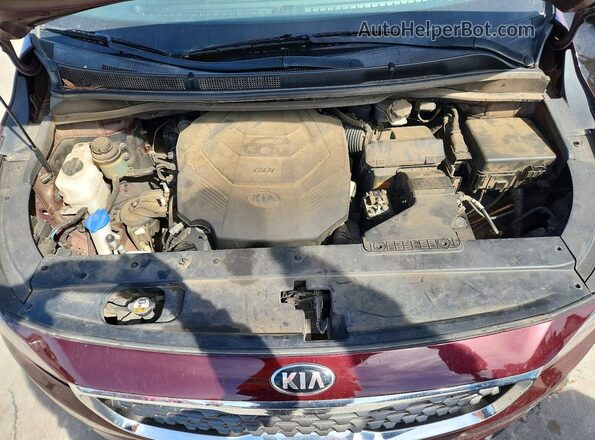 KNDMB5C10L6613332 2020 KIA SEDONA Burgundy Vista interior trasera