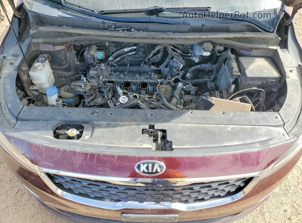 KNDMB5C11K6505753 2019 KIA SEDONA Maroon Vista del compartimento del motor