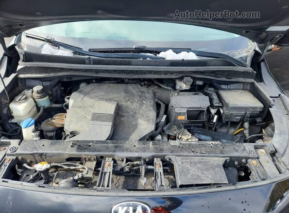 KNDMB5C11K6540471 2019 KIA SEDONA White Vista del compartimento del motor