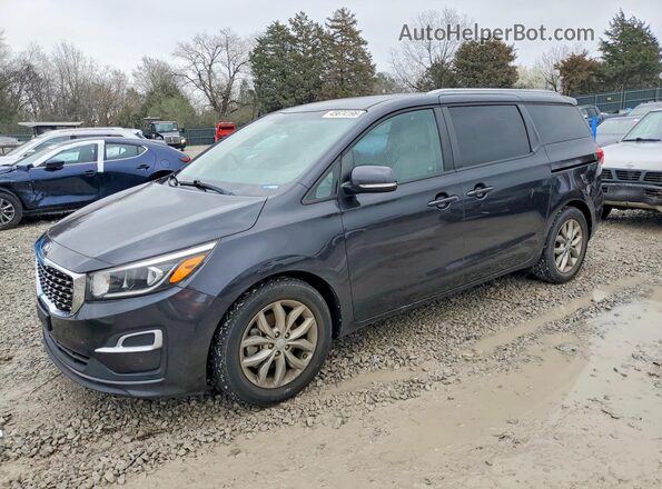 KNDMB5C13K6510825 2019 KIA SEDONA Угольный Передняя левая четверть