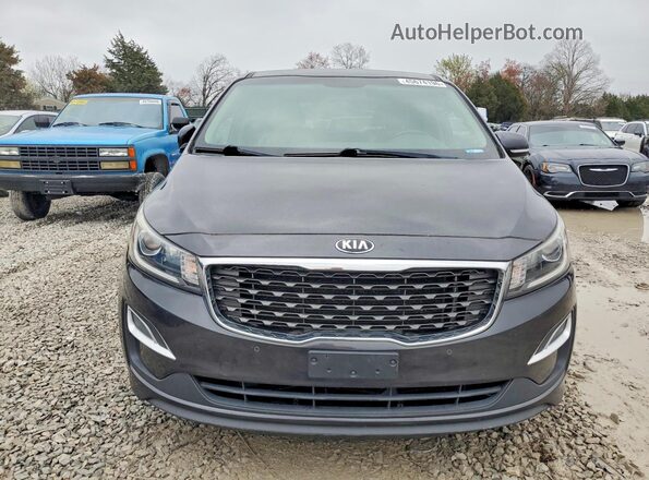 KNDMB5C13K6510825 2019 KIA SEDONA Угольный Вид спереди