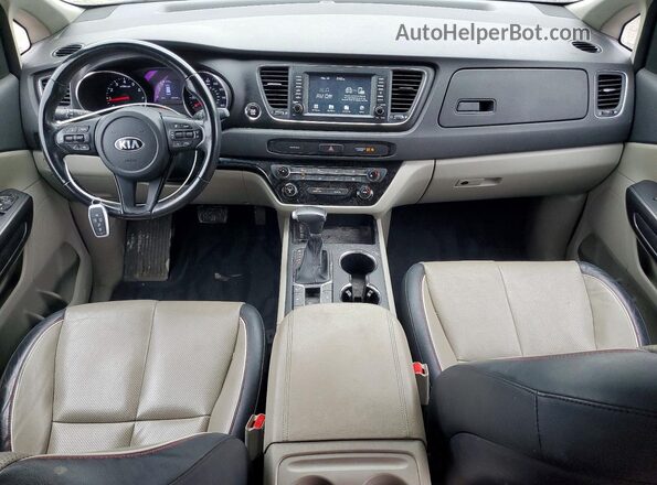 KNDMB5C13K6510825 2019 KIA SEDONA Угольный Вид панели приборов