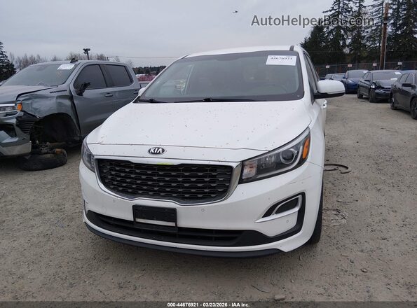 KNDMB5C13L6580553 2020 KIA SEDONA White Instrument cluster view