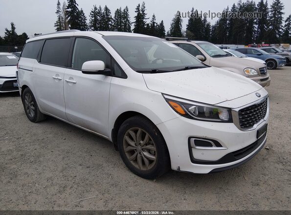 KNDMB5C13L6580553 2020 KIA SEDONA White Front right