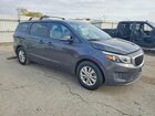 2016 Kia Sedona Lx Gray vin: KNDMB5C14G6178630
