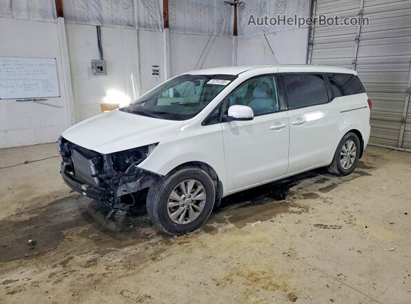KNDMB5C14G6189806 2016 KIA SEDONA White Przód lewy