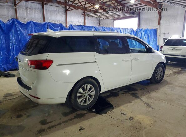 KNDMB5C14G6189806 2016 KIA SEDONA White Tył prawy
