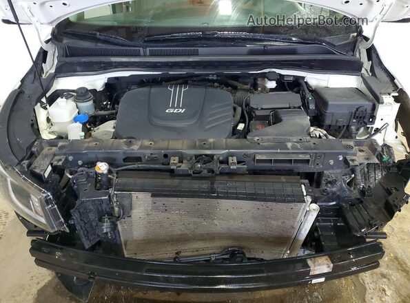 KNDMB5C14G6189806 2016 KIA SEDONA White Widok komory silnika