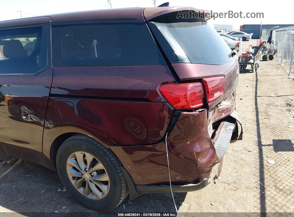 KNDMB5C14K6533501 2019 KIA SEDONA Maroon 