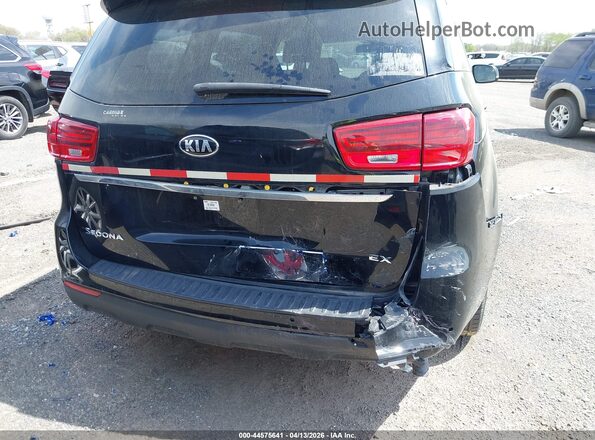KNDMB5C14K6538181 2019 KIA SEDONA Black Widok z przodu