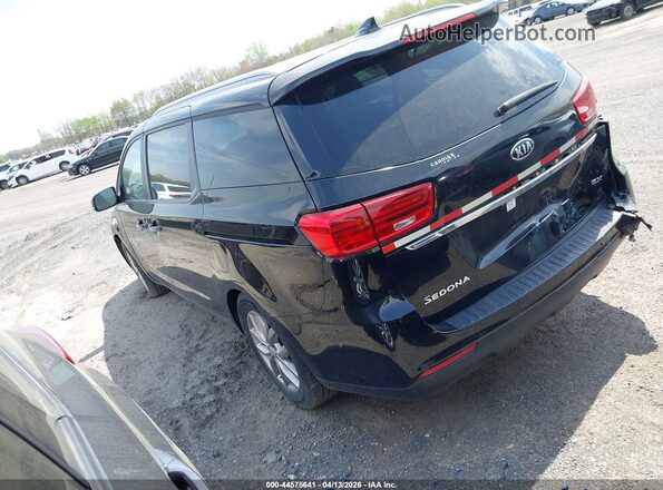 KNDMB5C14K6538181 2019 KIA SEDONA Black Tył lewy