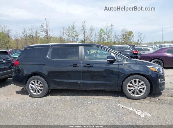 KNDMB5C14K6538181 2019 KIA SEDONA Black Widok wnętrza z tyłu