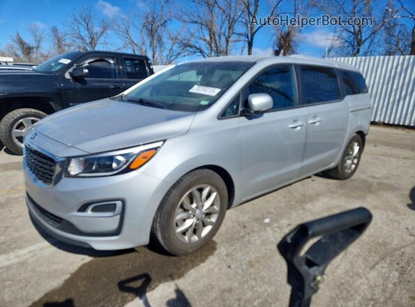 KNDMB5C14K6539802 2019 KIA SEDONA Silver Front left