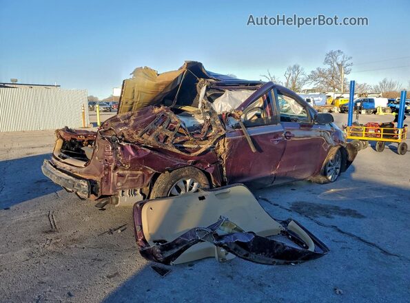 KNDMB5C14K6561735 2019 KIA SEDONA Maroon Задня права чверть