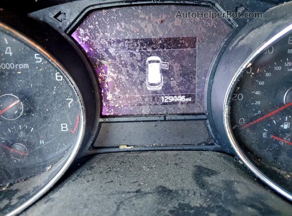 KNDMB5C14K6561735 2019 KIA SEDONA Maroon Вид щитка приладів