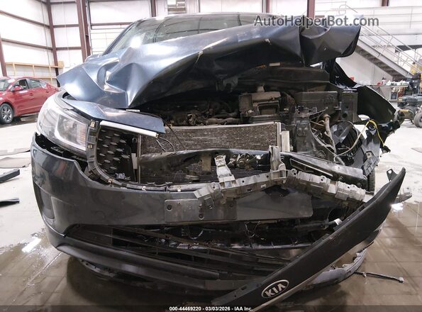 KNDMB5C15G6208766 2016 KIA SEDONA Синий Вид задней части салона