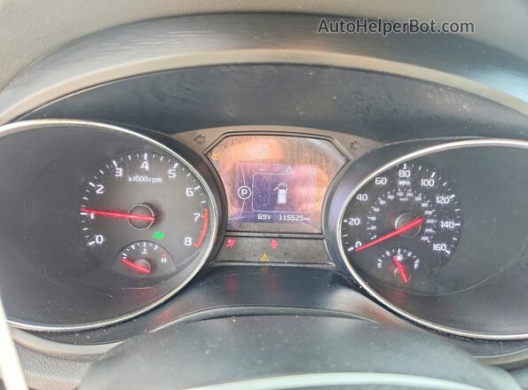KNDMB5C15H6339181 2017 KIA SEDONA White Vista del cuadro de instrumentos