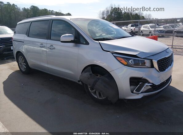 KNDMB5C15K6506114 2019 KIA SEDONA Серебряный Передняя правая четверть